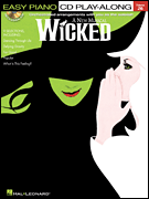 CD Play along No. 26 Wicked piano sheet music cover